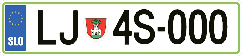 Registrska tablica po naročilu